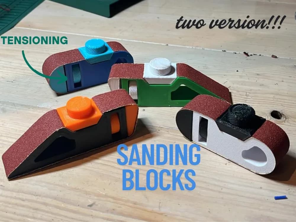 🔧 قالب صنفرة - الأداة المثالية لصنفرة سلسة ودقيقة وبدون عناء. SANDING BLOCKS + TENSIONING SISTEM